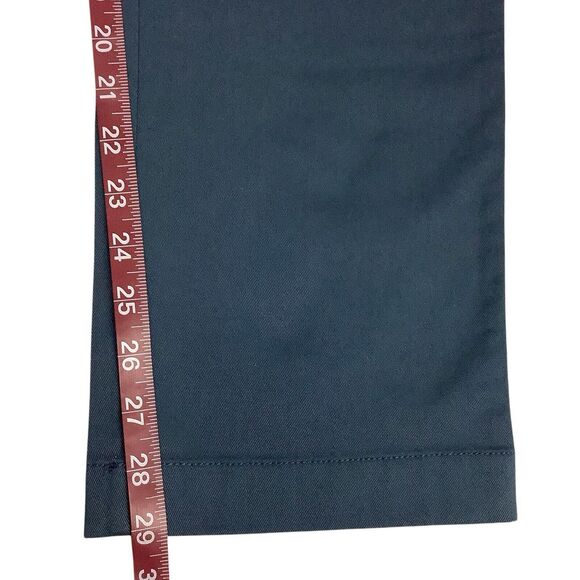 J Crew Mercantile Flex Pants Men's 33x30 (33x29) Straight Leg Chino Blue Stretch - Picture 7 of 14